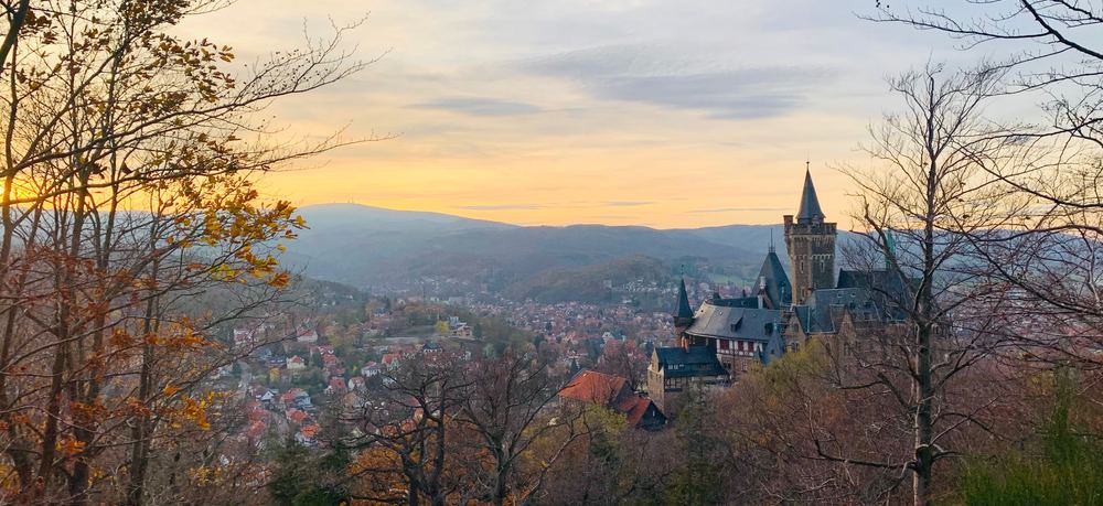 Romantischer Schlossblick auf Wernigerode